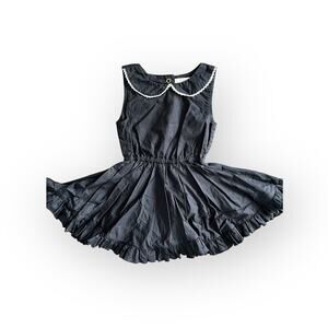 Little Minis Black Peter Pan Collar Dress